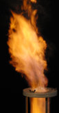 Dust explosion (flame ejection)